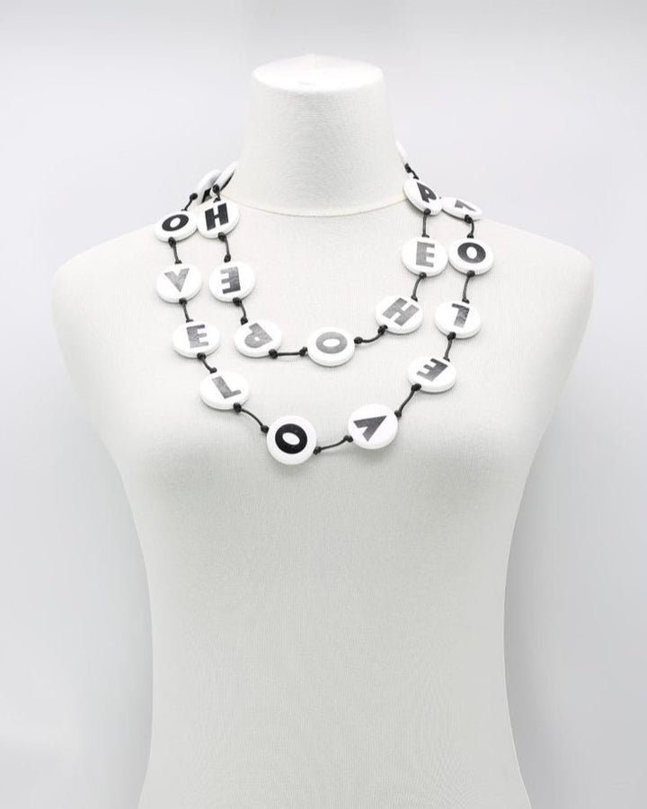 Love & Hope Necklace, White