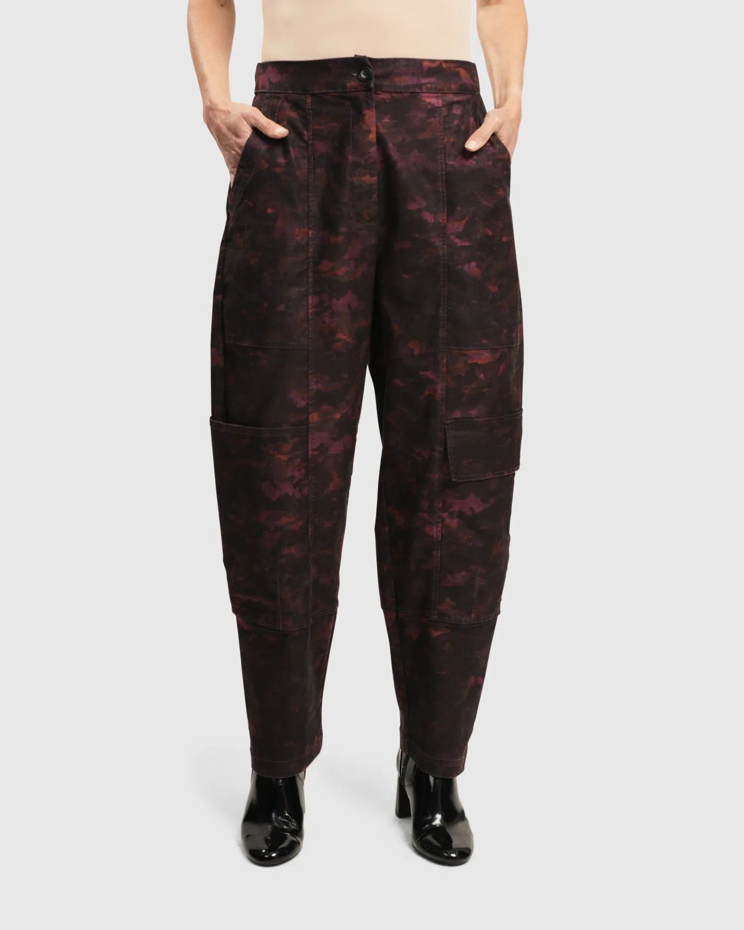 Gig Pants with Pockets, Wine