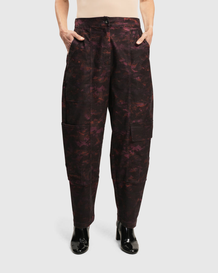 Gig Pants with Pockets, Wine