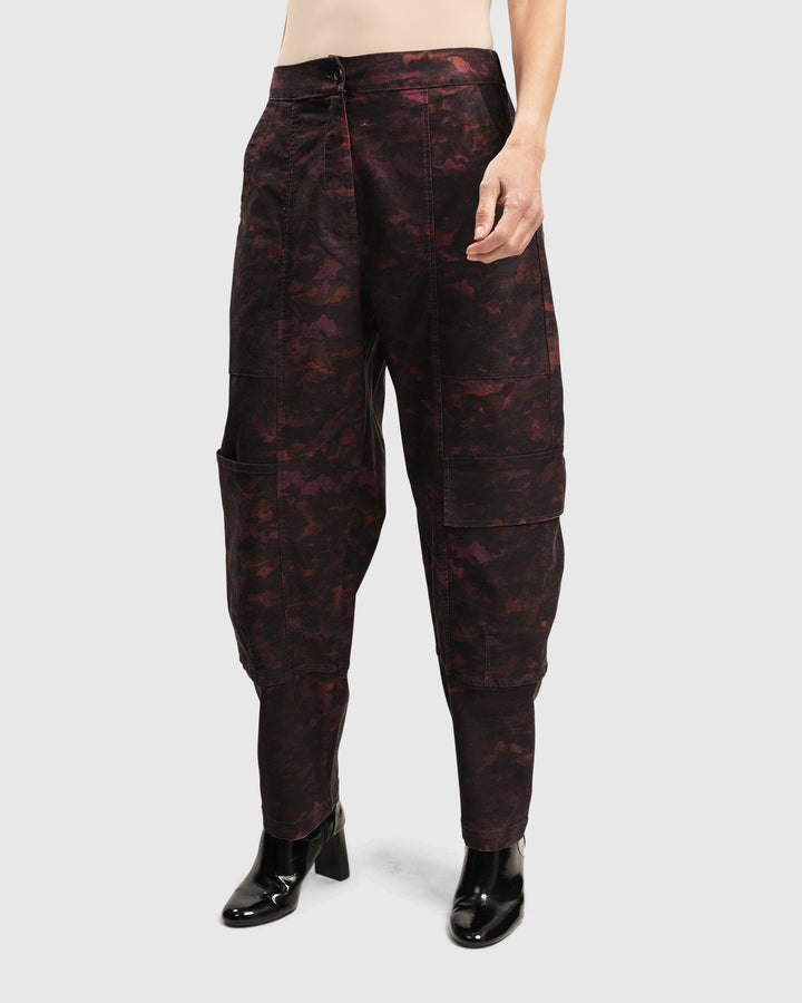 Gig Pants with Pockets, Wine