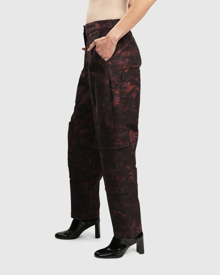 Gig Pants with Pockets, Wine