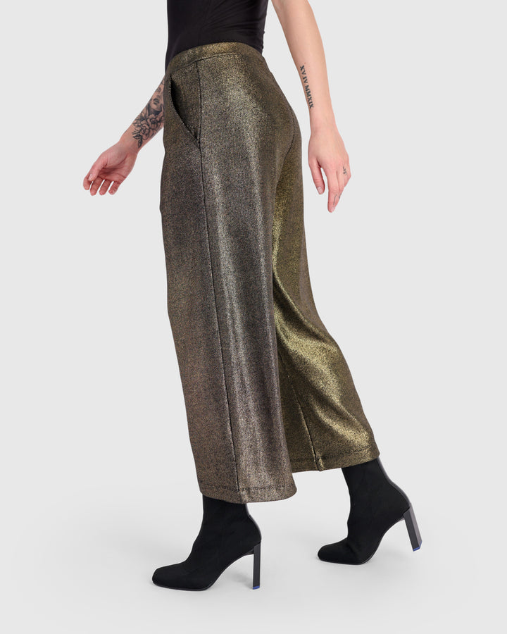Inferno Straight Pants, Gold