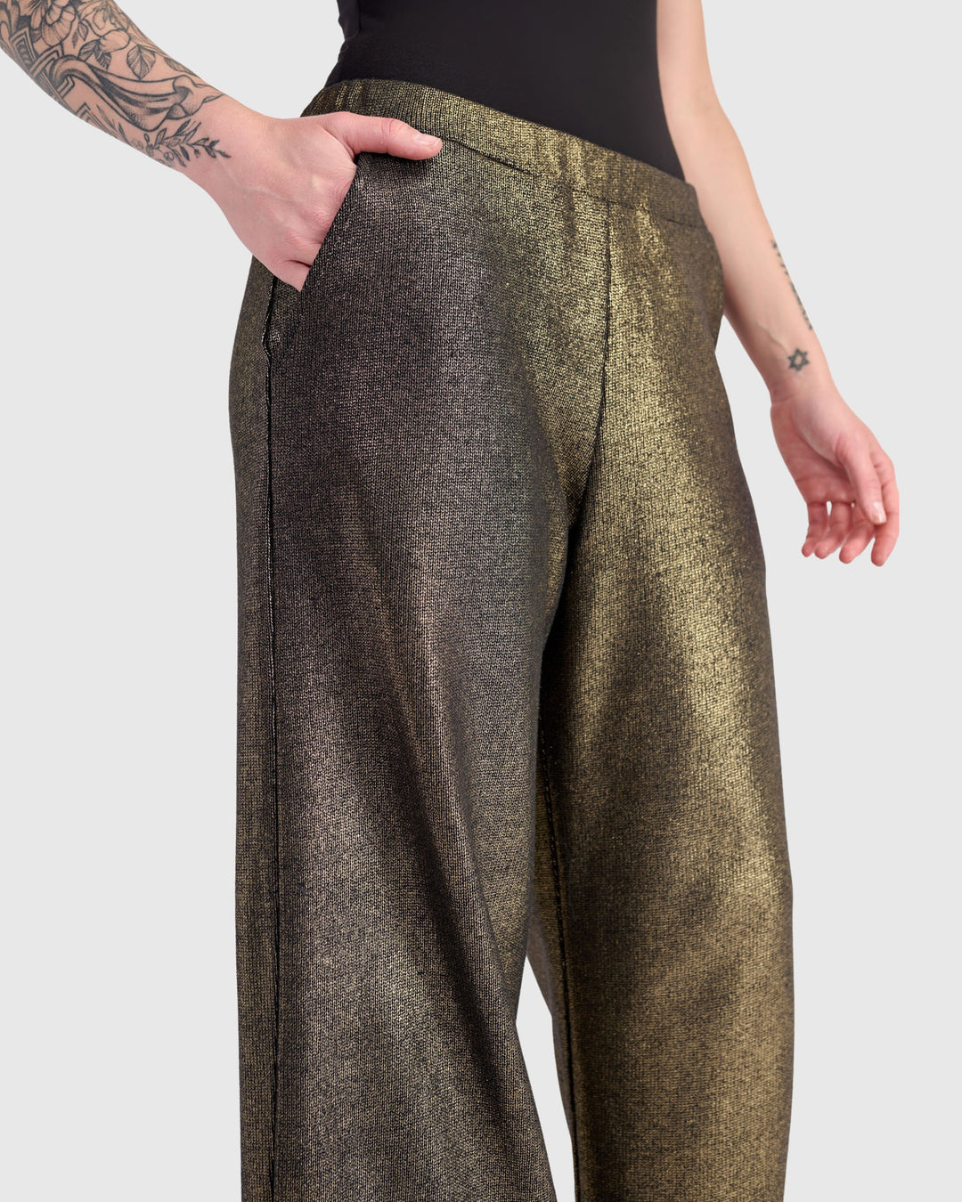 Inferno Straight Pants, Gold