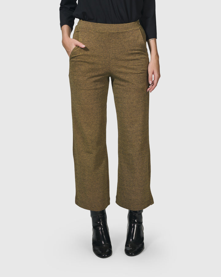 Essential Cropped Pants, Honey