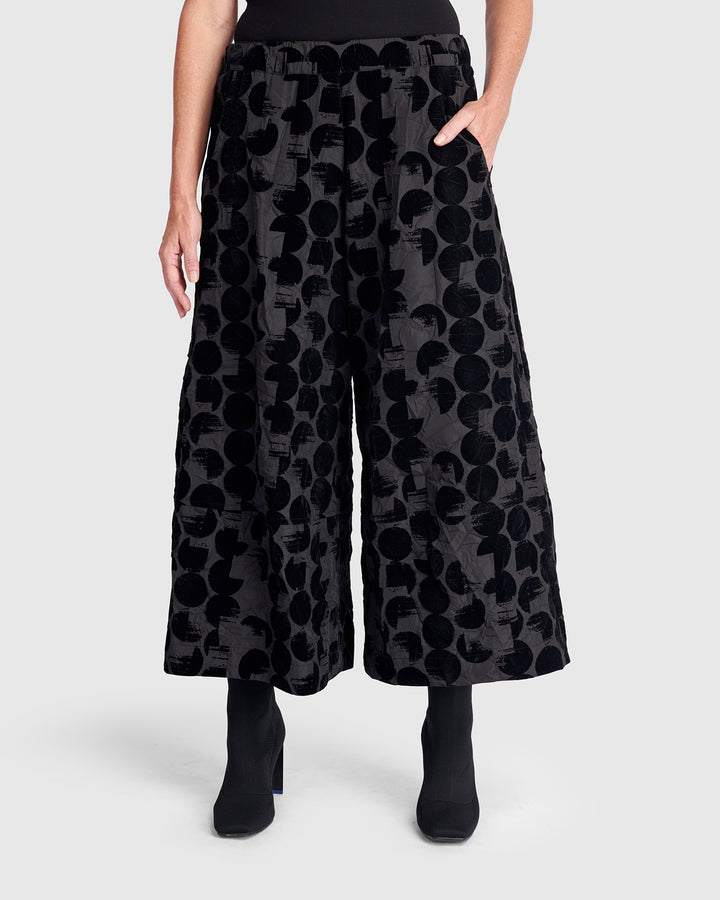 Hematite Wide Leg Pants, Crescent