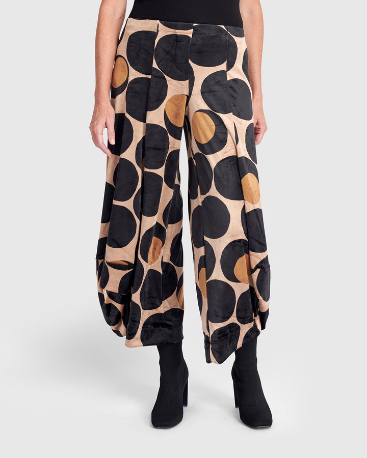 Velvet Punto Pants, Eclipse