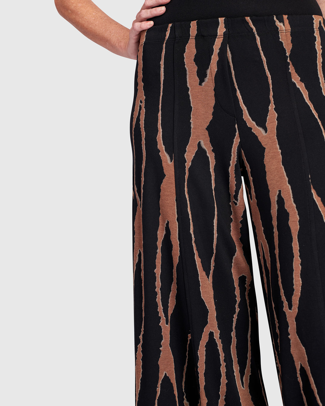 Hazel Punto Pants, Wood