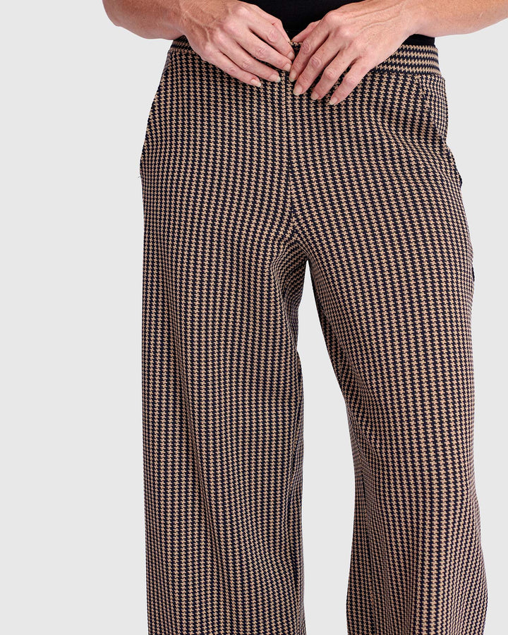 Park Straight Pants, Chocolate
