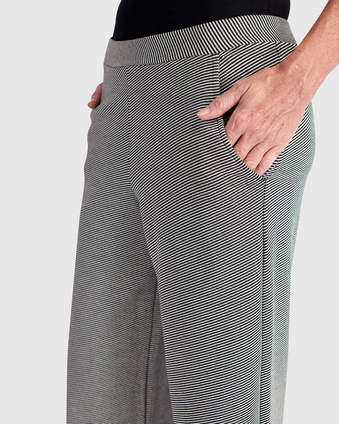 Park Straight Pants, Steel