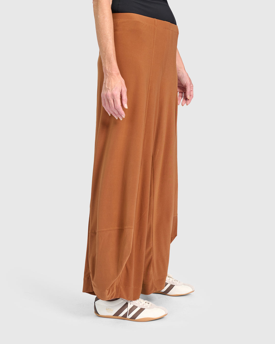 Essential Slinky Punto Pants, Caramel