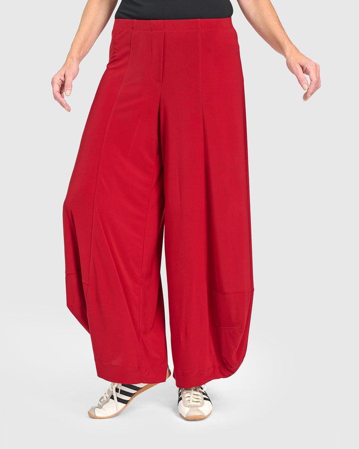 Essential Slinky Punto Pants, Garnet