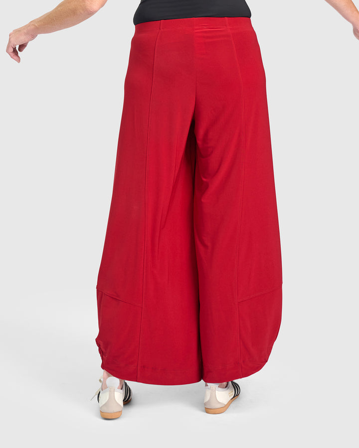 Essential Slinky Punto Pants, Garnet