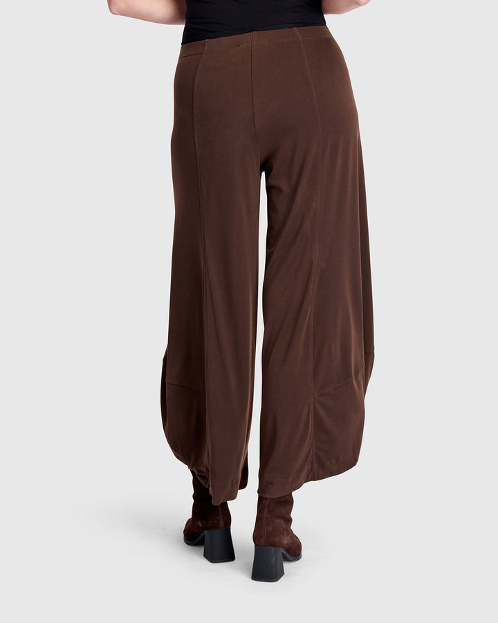 Essential Slinky Punto Pants, Sepia