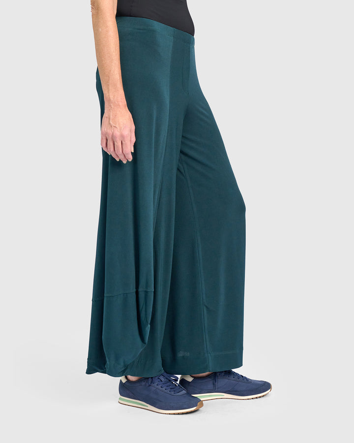 Essential Slinky Punto Pants, Teal