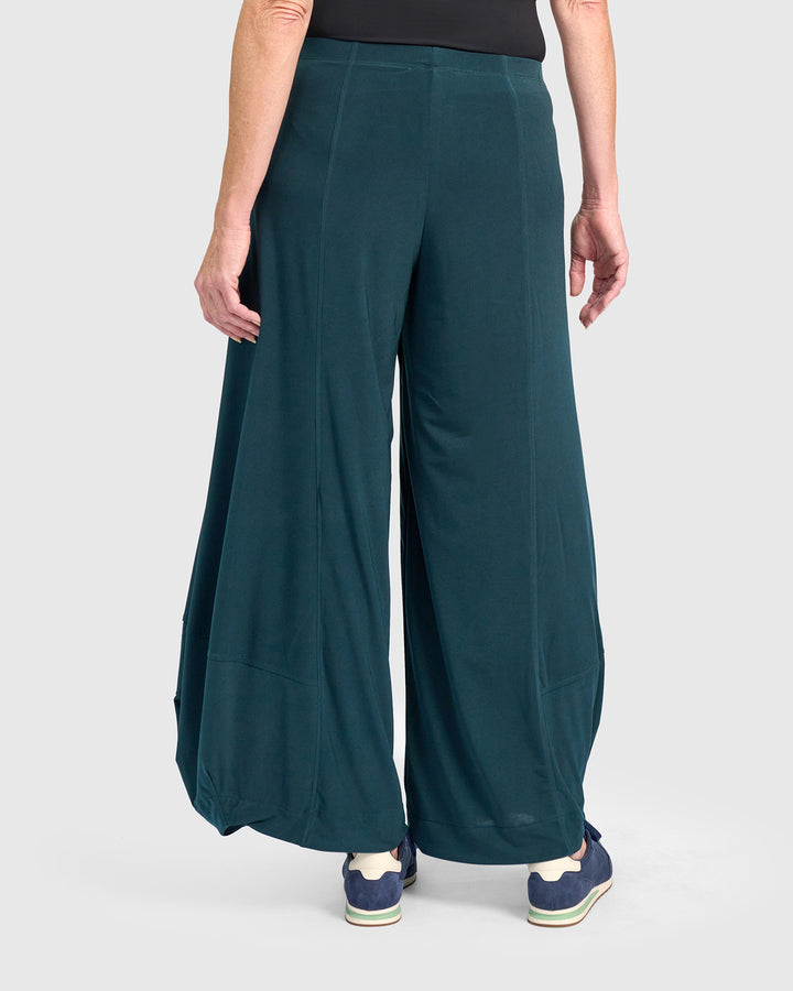 Essential Slinky Punto Pants, Teal