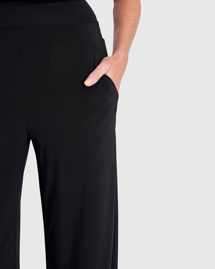 Essential Slinky Flow Pants, Black