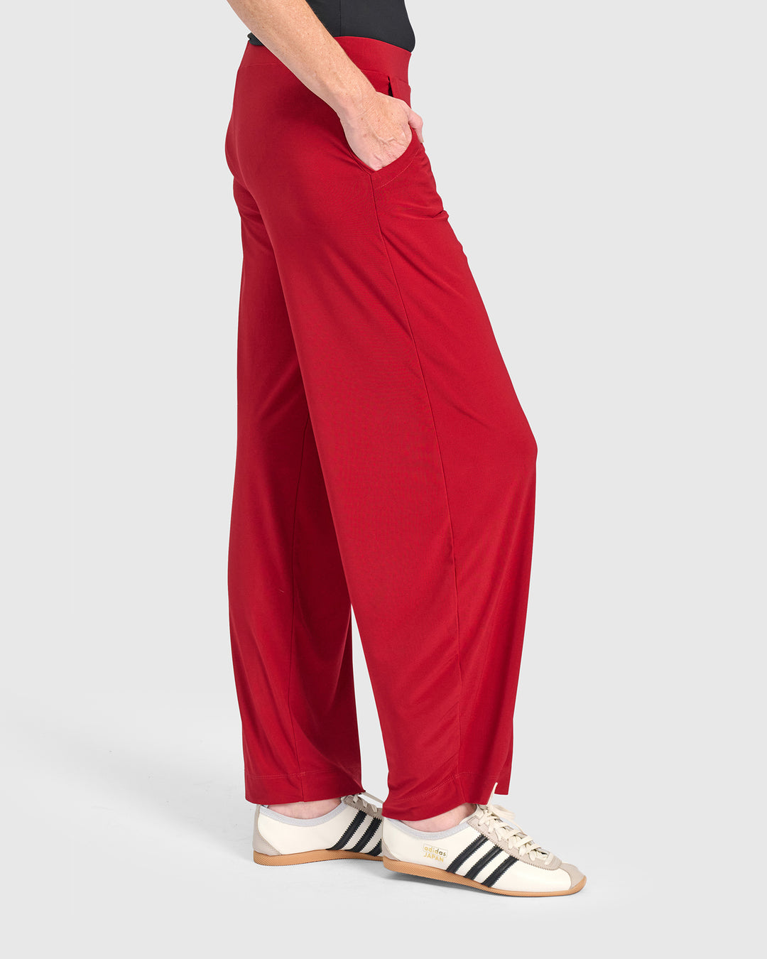 Essential Slinky Flow Pants, Garnet
