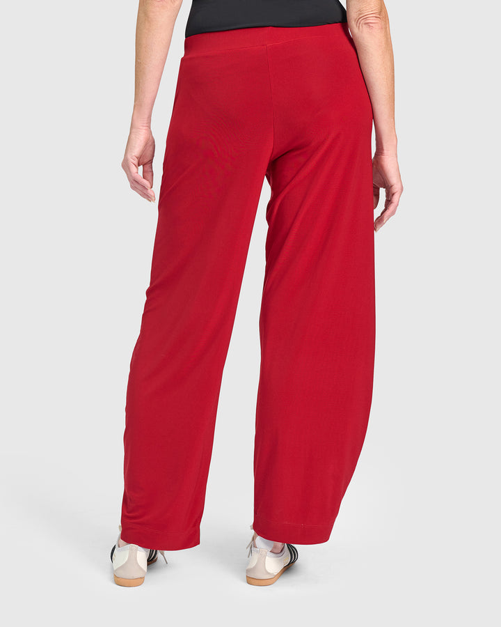 Essential Slinky Flow Pants, Garnet