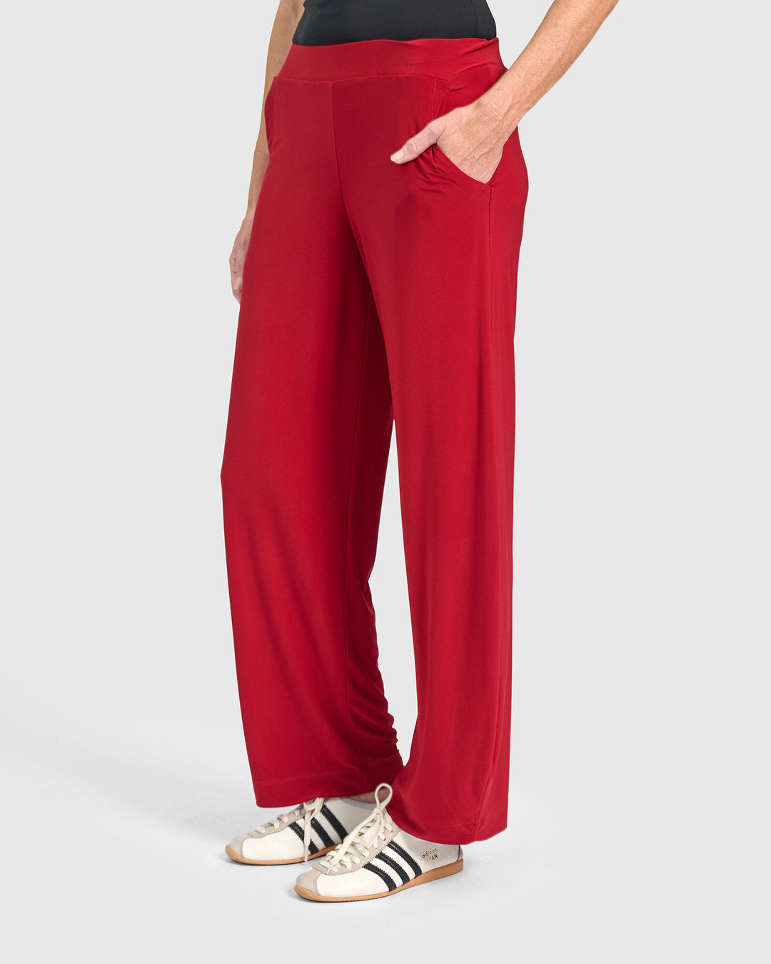 Essential Slinky Flow Pants, Garnet