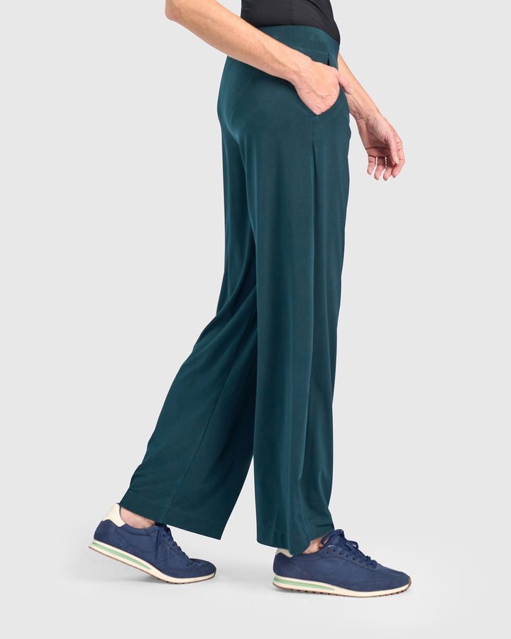 Essential Slinky Flow Pants, Teal