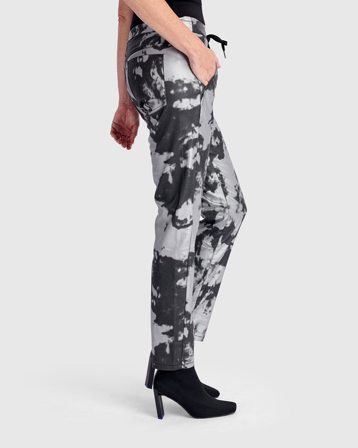 Splatter Iconic Stretch Jeans, Fog