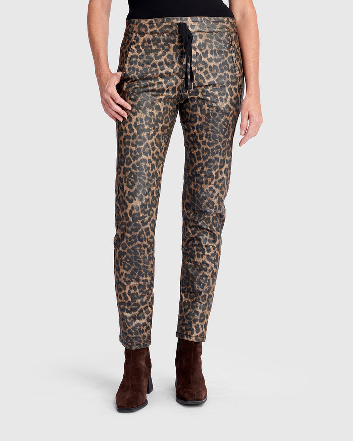 Fierce Iconic Stretch Jeans, Leopard