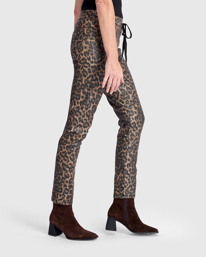 Fierce Iconic Stretch Jeans, Leopard