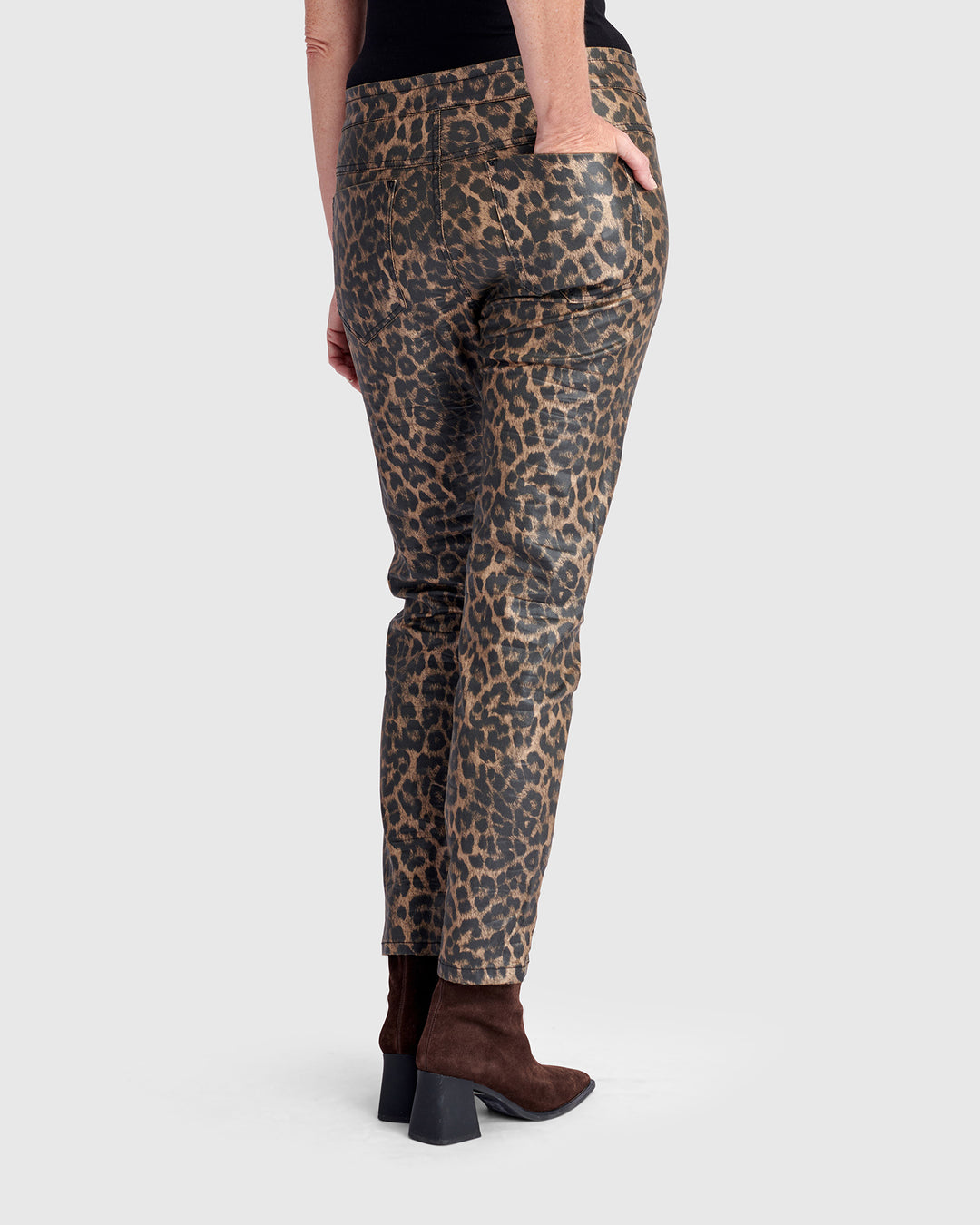 Fierce Iconic Stretch Jeans, Leopard