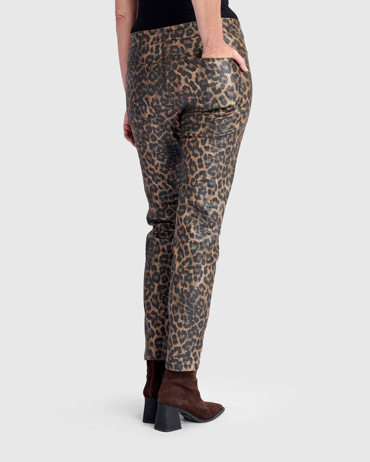 Fierce Iconic Stretch Jeans, Leopard