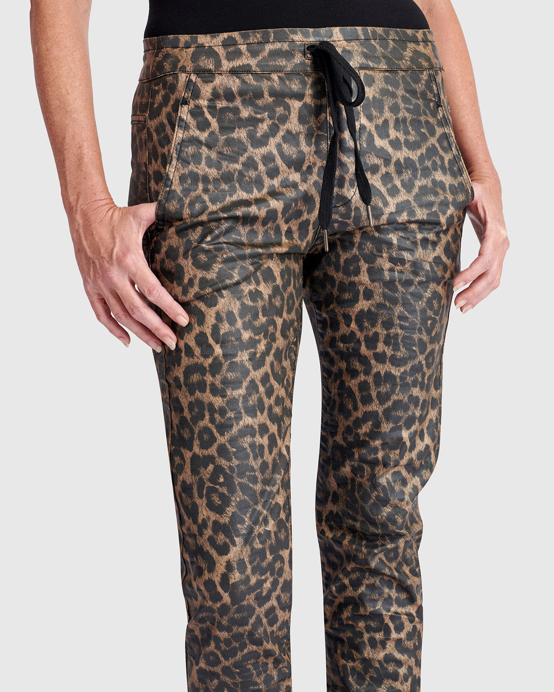 Fierce Iconic Stretch Jeans, Leopard