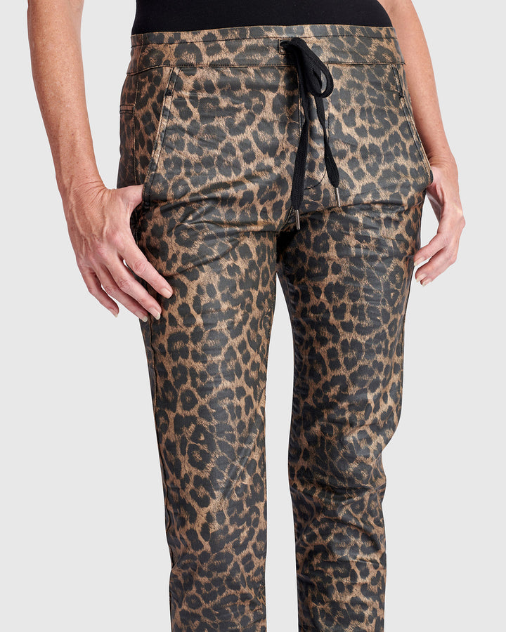 Fierce Iconic Stretch Jeans, Leopard