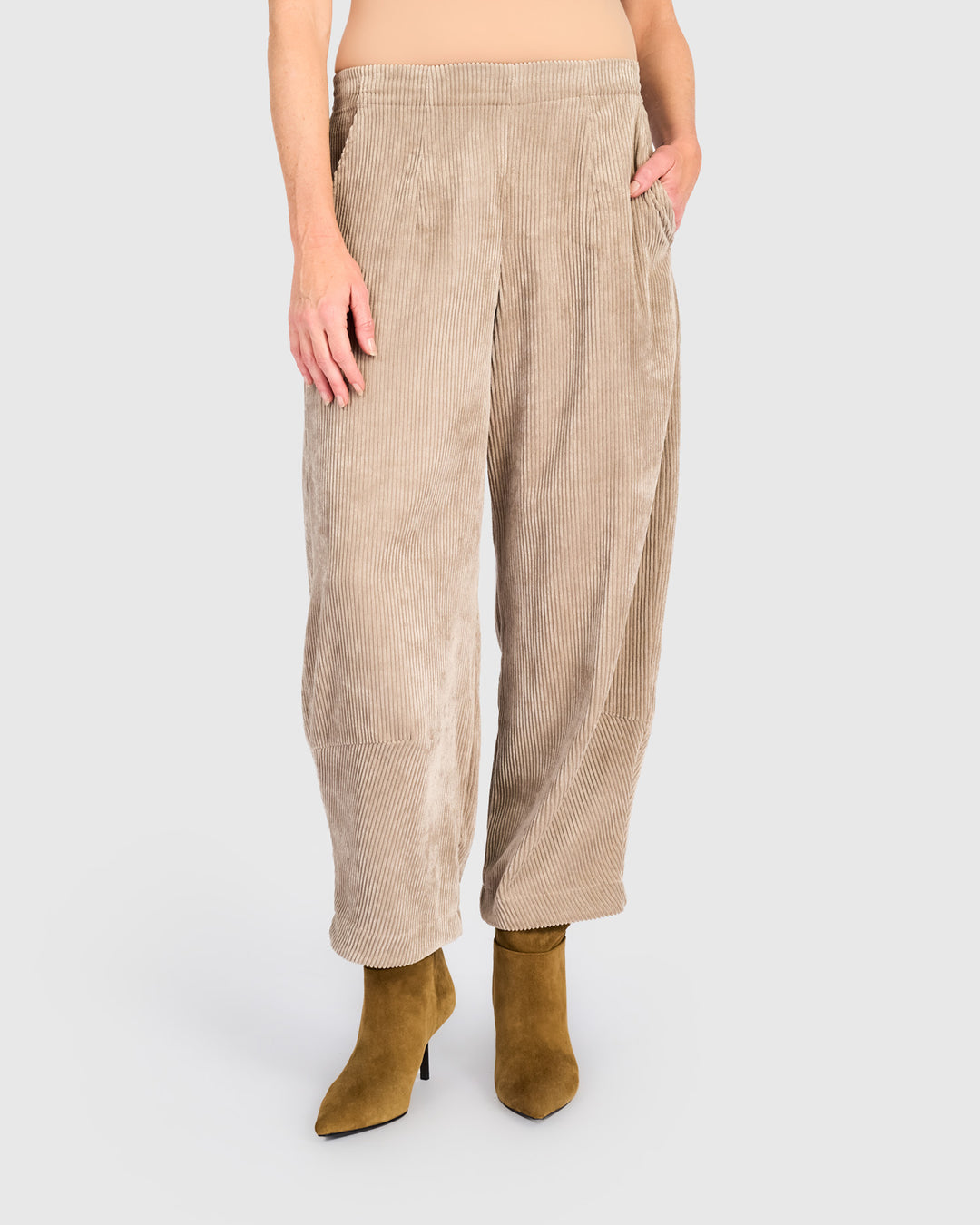 Cord Easy Lantern Pants, Sand