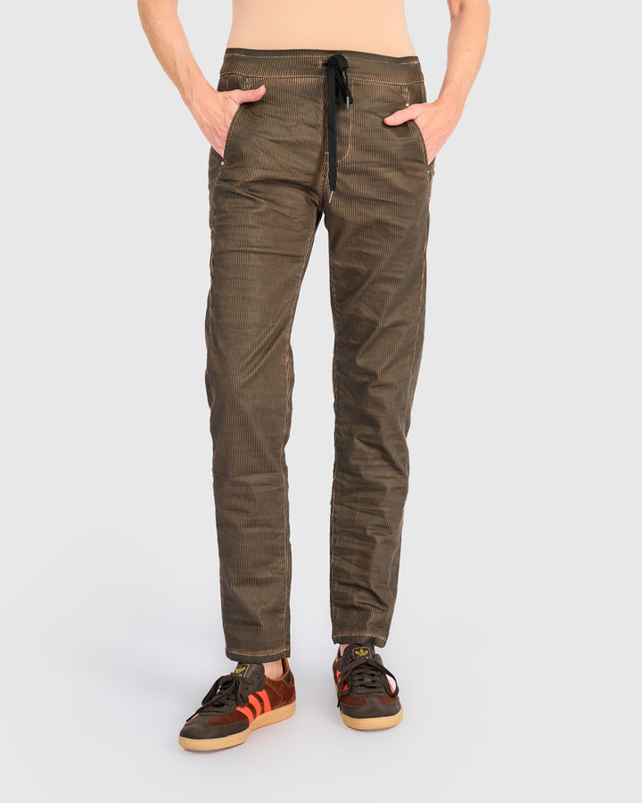 Pinstripe Iconic Stretch Jeans, Hickory