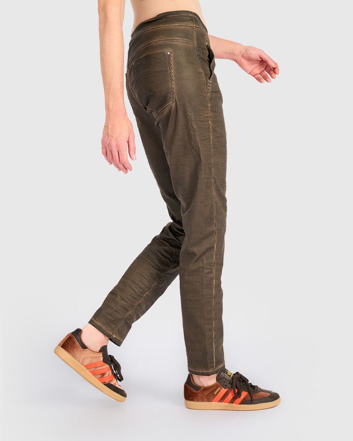 Pinstripe Iconic Stretch Jeans, Hickory