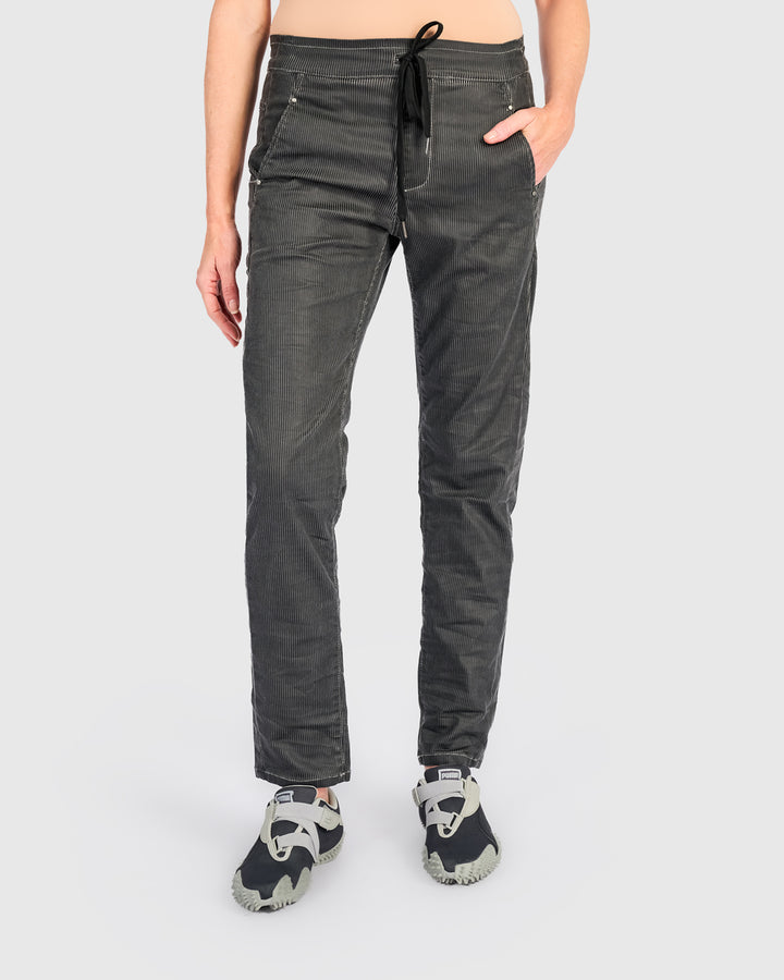Pinstripe Iconic Stretch Jeans, Carbon