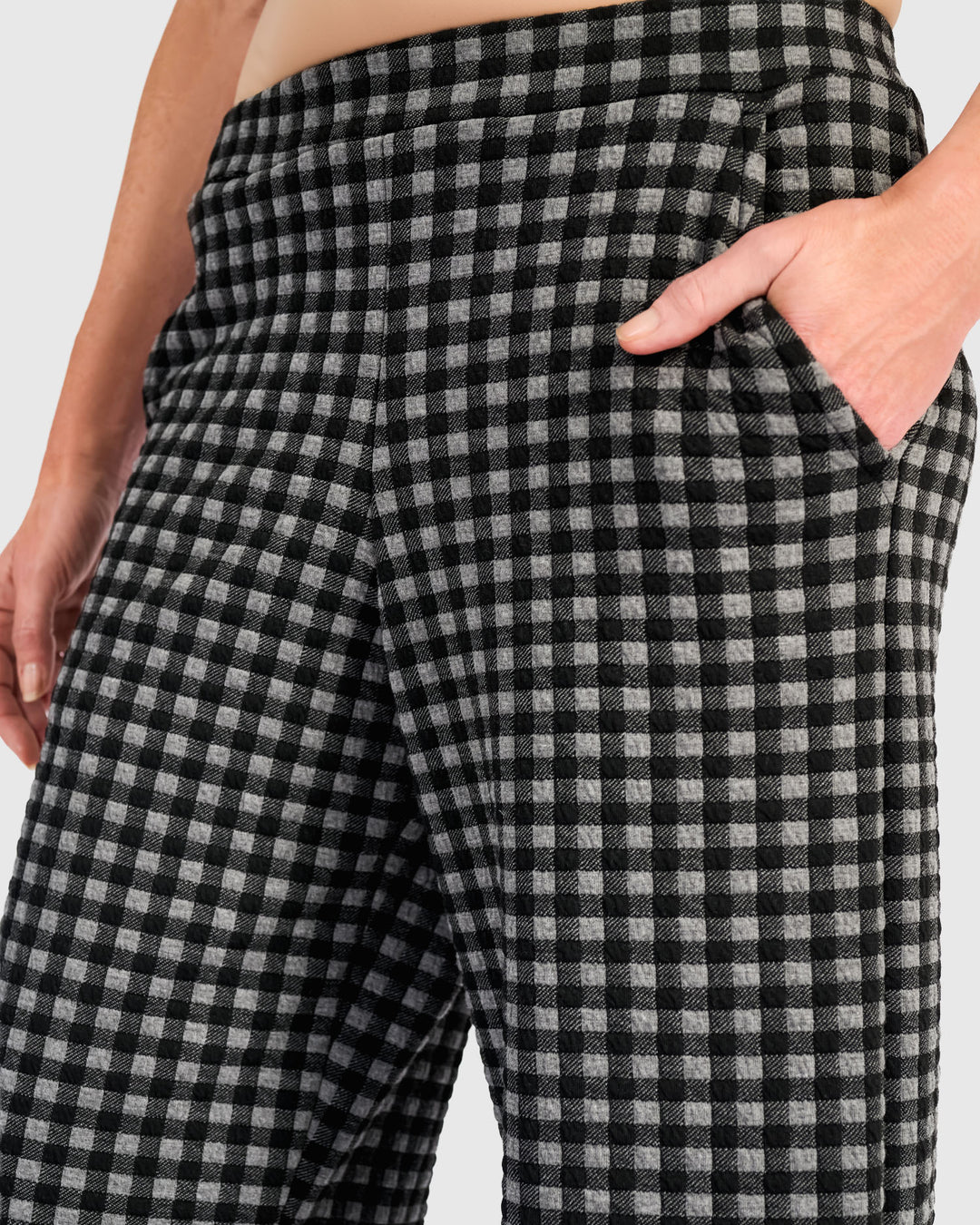 Command Slim Barrel Pant, Graphite Check