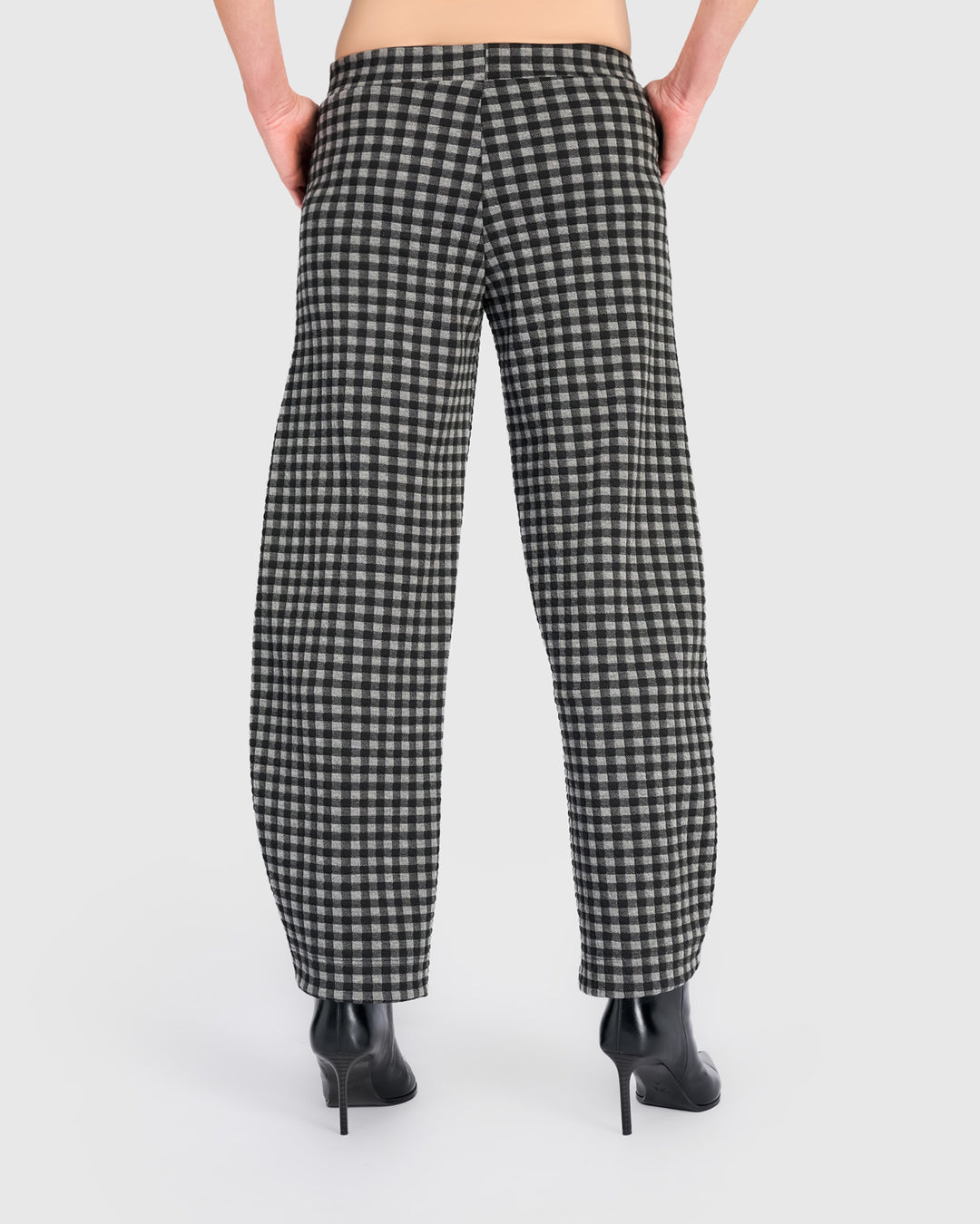 Command Slim Barrel Pant, Graphite Check