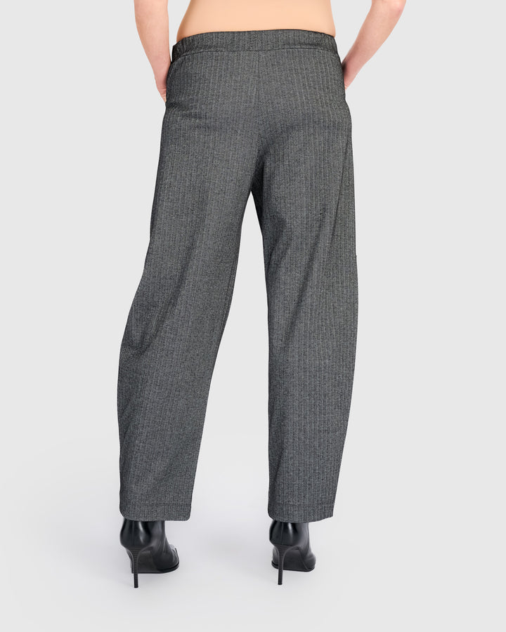 Studio Pocket Herringbone Pants, Steel