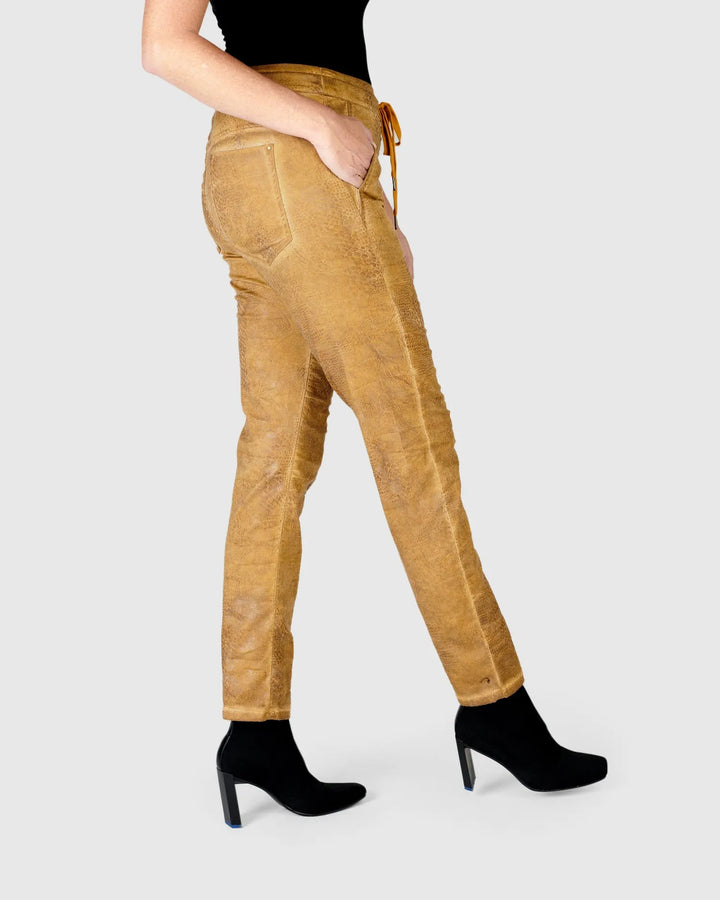 Crocodile Iconic Stretch Jeans, Ochre