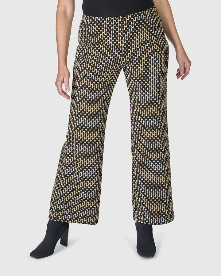 Brienne Mid Rise Trousers, Hive