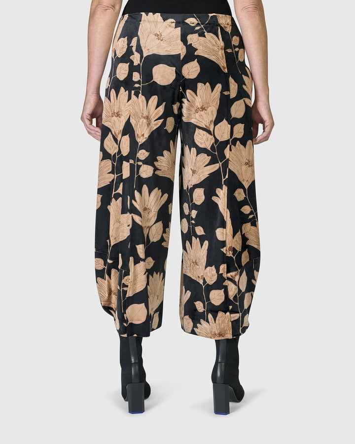 Tessa Velvet Punto Pants, Floral