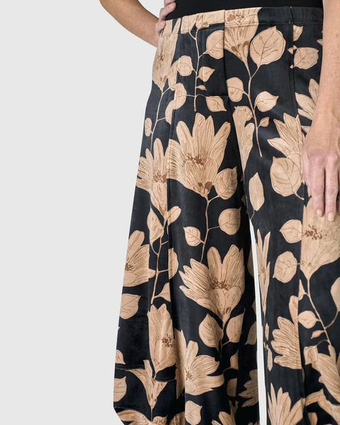 ＊美品＊ アメリ FLOWER PRINT VELOUR PANTS AMERI FLOWER PRINT VELOUR PANTS M