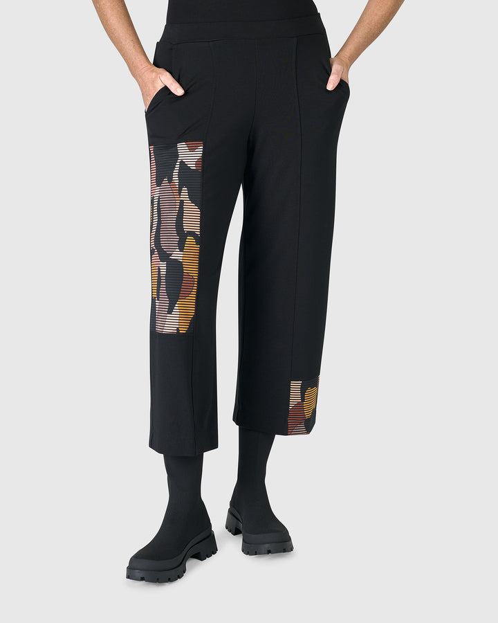 Nikki Cropped Pants, Terra