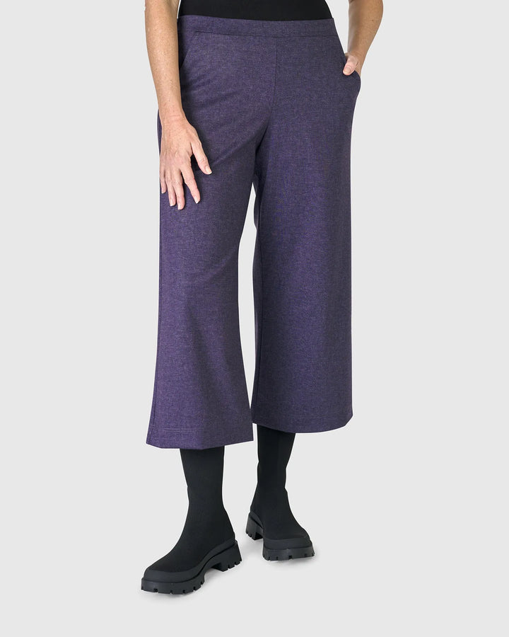 Folklore Easy Pants, Eggplant