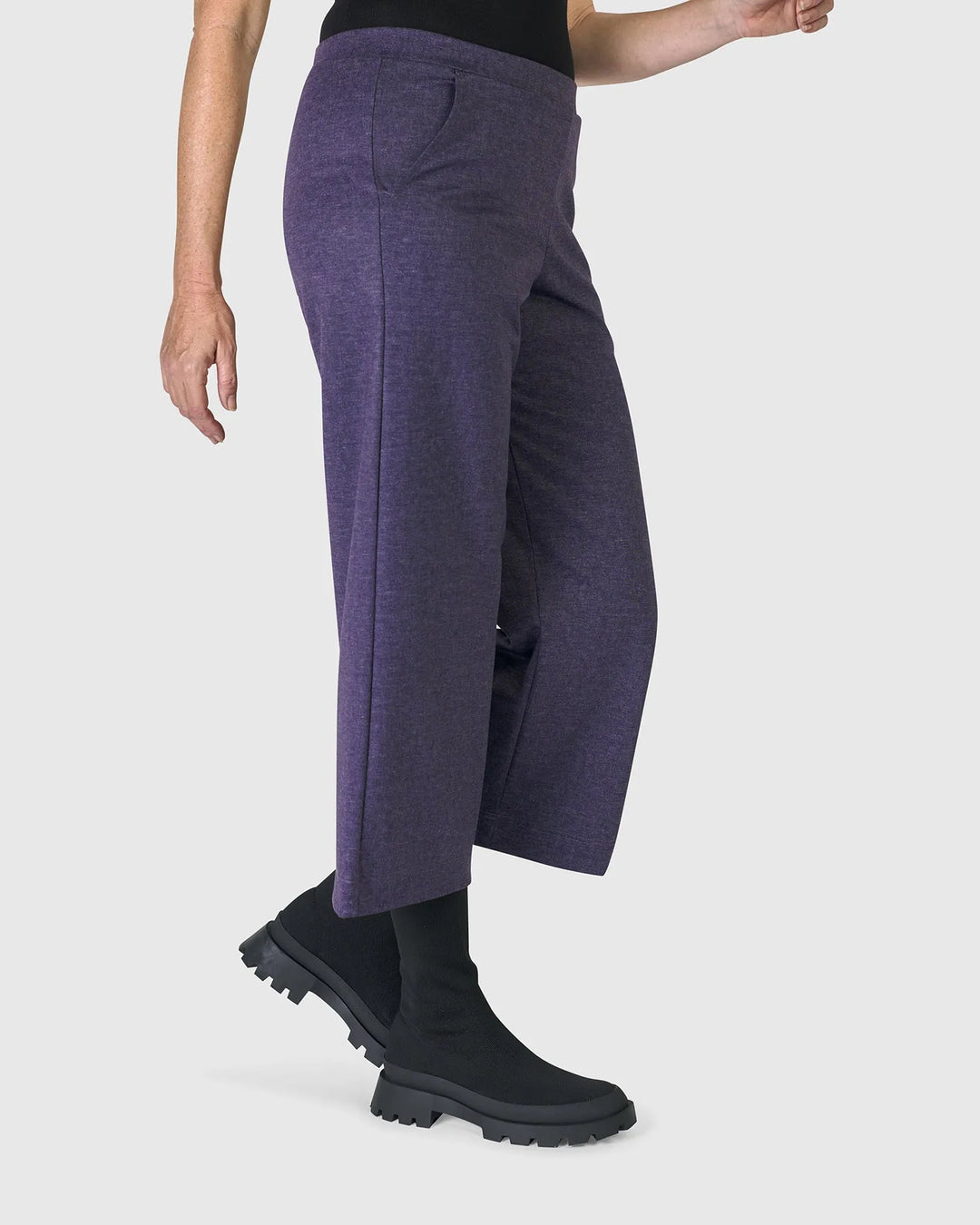 Folklore Easy Pants, Eggplant