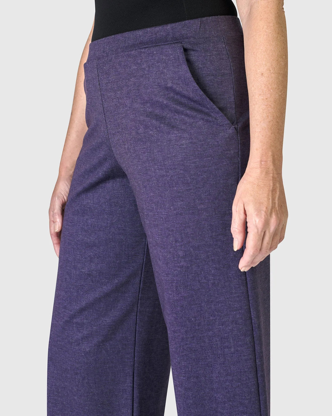 Folklore Easy Pants, Eggplant