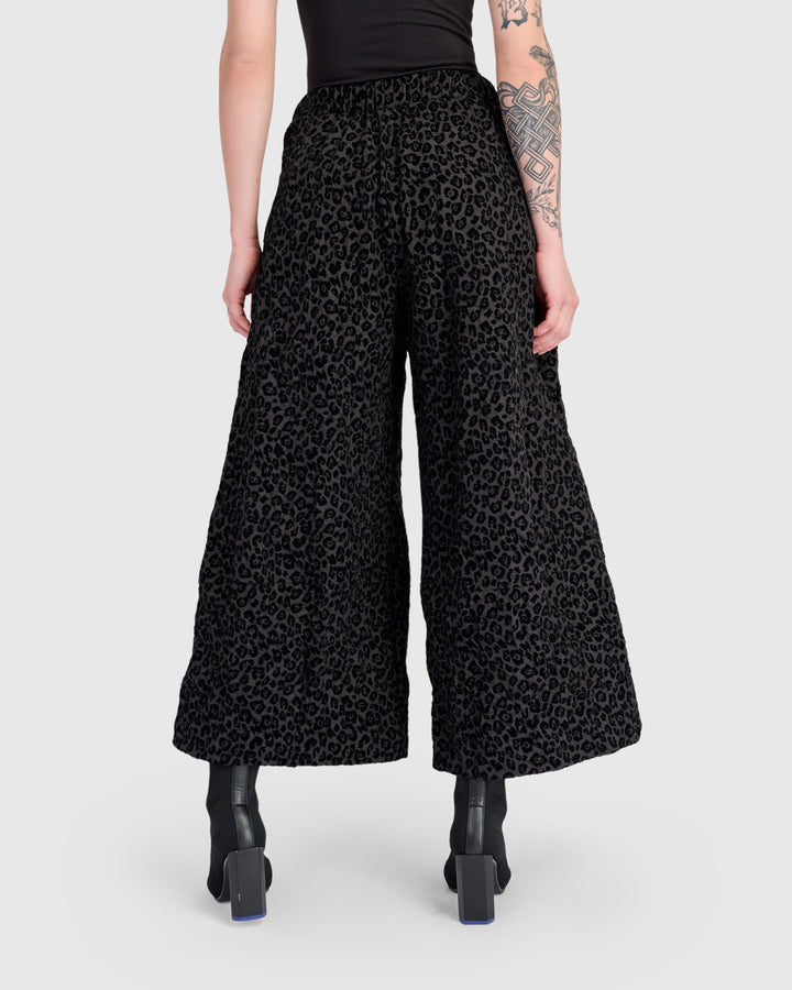 Minou Wide Leg Pants, Black
