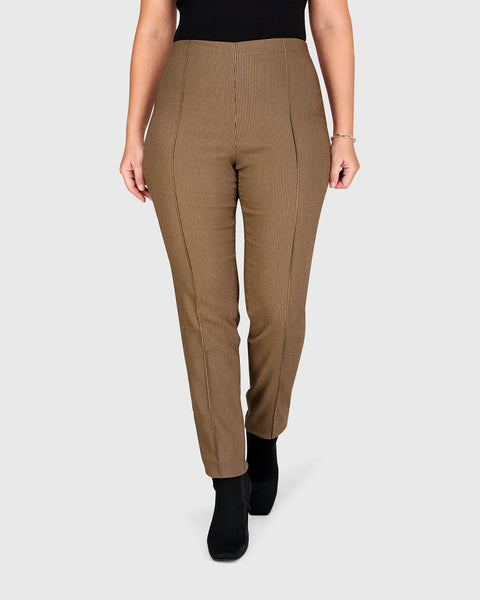 Amaretto Slim Pants, Houndstooth – Alembika U.S.