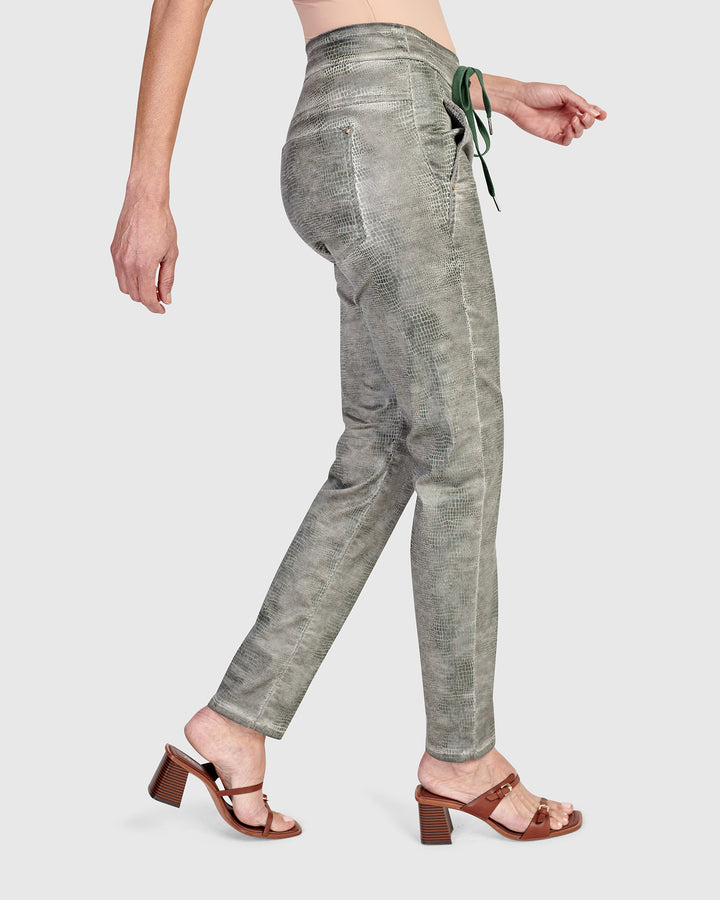 Serpent Iconic Stretch Jeans, Saladine