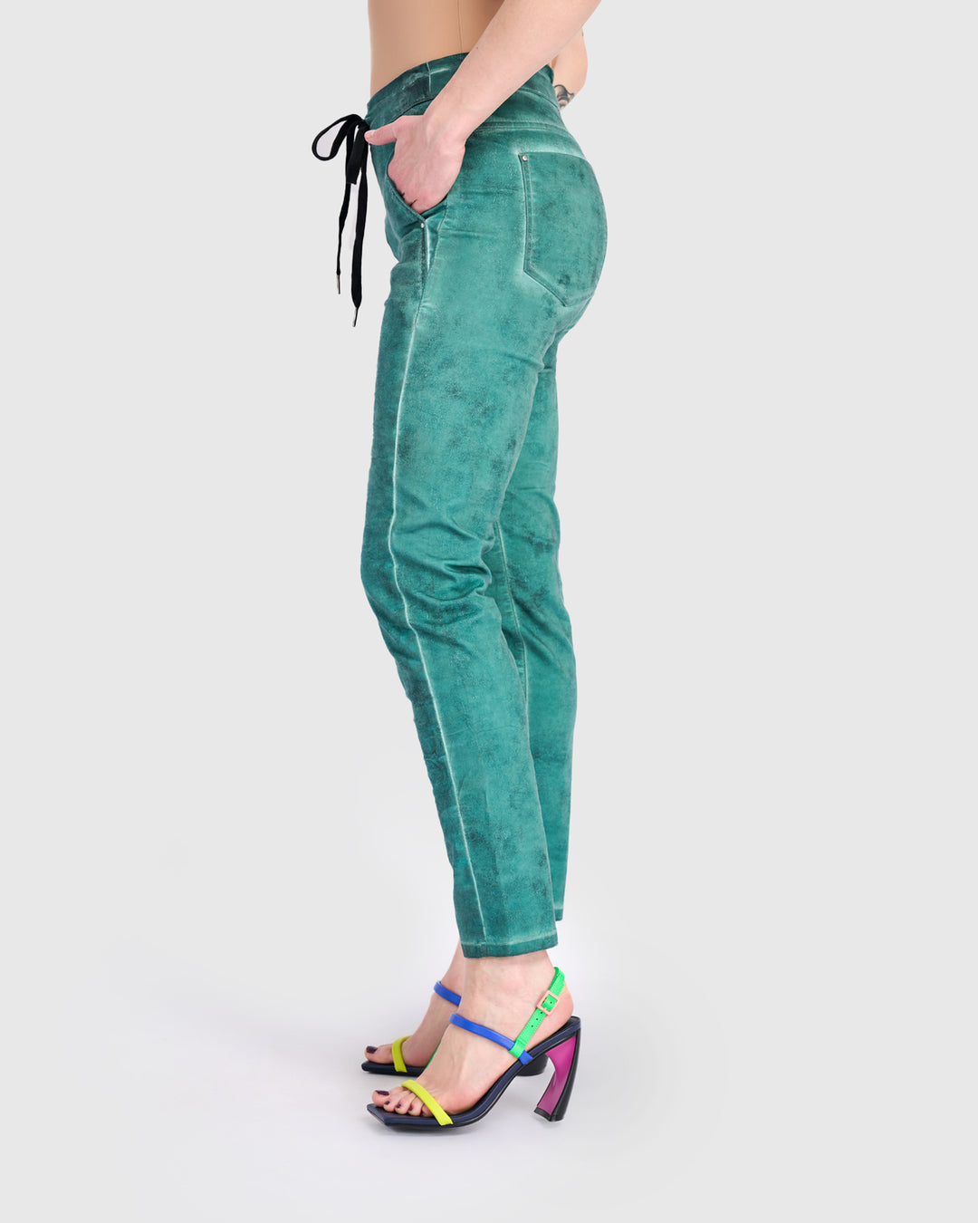 Candy Stretch Iconic Jeans, Aqua